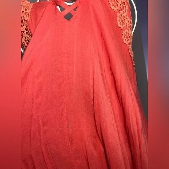 ENTRO Sun Dress - Size Medium - Peach/Orange - Strappy - Good Condition! - Picture 6 of 6